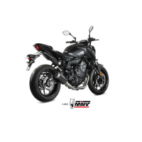 MIVV-Komplettanlage 2x1 - MK3 - Carbon für YAMAHA - MT-07 / FZ-07 BJ. 2014 > 2024 - Y.045.SM3C