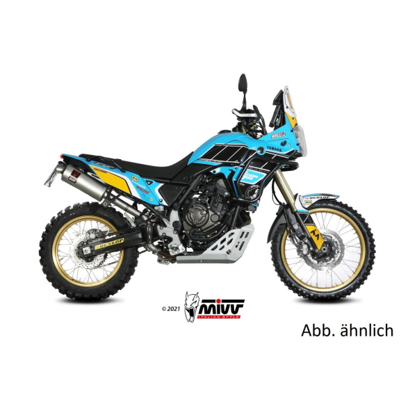 MIVV-SLIP-ON - DAKAR - Edelstahl für YAMAHA - Ténéré 700 BJ. 2019 > 2024 - Y.064.LDKX