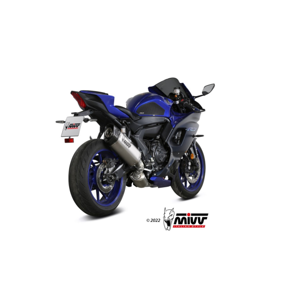 MIVV-Komplettanlage 2x1 - SR-1 - Titan für YAMAHA - YZF R7 BJ. 2022 > 2024 - Y.071.LR1T