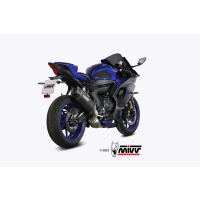 MIVV-Komplettanlage 2x1 - SR-1 - Titan Schwarz für YAMAHA - YZF R7 BJ. 2022 > 2024 - Y.071.LR1TB