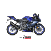 MIVV-Komplettanlage 2x1 - SR-1 - Titan Schwarz für YAMAHA - YZF R7 BJ. 2022 > 2024 - Y.071.LR1TB