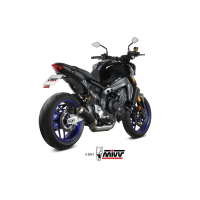 MIVV-Komplettanlage 3x1 - X-M1 - Edelstahl Schwarz für YAMAHA - MT-09 / SP / FZ-09 BJ. 2021 > 2023 - Y.066.LC4B