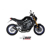 MIVV-Komplettanlage 3x1 - X-M1 - Edelstahl Schwarz für YAMAHA - MT-09 / SP / FZ-09 BJ. 2021 > 2023 - Y.066.LC4B