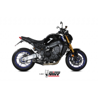 MIVV-Komplettanlage 3x1 - X-M5 - Edelstahl Schwarz für YAMAHA - MT-09 / SP / FZ-09 BJ. 2021 > 2023 - Y.068.SC5B