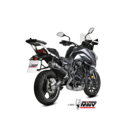 MIVV-SLIP-ON - OVAL - Carbon mit Carbon Endkappe für BENELLI - TRK 702 / X BJ. 2023 > 2024 - E.012.LEC