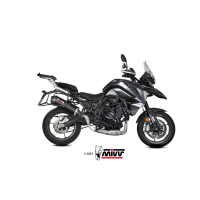 MIVV-SLIP-ON - OVAL - Carbon mit Carbon Endkappe für BENELLI - TRK 702 / X BJ. 2023 > 2024 - E.012.LEC