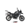 MIVV-SLIP-ON - OVAL - Edelstahl Schwarz mit Carbon Endkappe für BENELLI - TRK 702 / X BJ. 2023 > 2024 - E.012.LVC