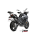 MIVV-SLIP-ON - OVAL - Edelstahl Schwarz mit Carbon Endkappe für BENELLI - TRK 702 / X BJ. 2023 > 2024 - E.012.LVC