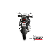 MIVV-SLIP-ON - OVAL - Edelstahl mit Carbon Endkappe für BENELLI - TRK 702 / X BJ. 2023 > 2024 - E.012.LX2C