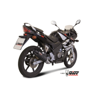 MIVV-Komplettanlage 1x1 - GP - Carbon mit Carbon Endkappe für HONDA - CBR 125 R BJ. 2004 > 2010 - H.043.L2SC