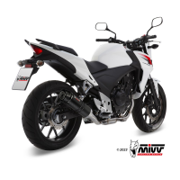 MIVV-SLIP-ON - GP - Carbon mit Carbon Endkappe für HONDA - CB 500 F / X BJ. 2013 > 2015 - H.051.L2SC