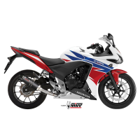 MIVV-SLIP-ON - GP - Carbon mit Carbon Endkappe für HONDA - CBR 500 R BJ. 2013 > 2015 - H.051.L2SC