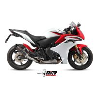 MIVV-SLIP-ON - GP - Carbon mit Carbon Endkappe für HONDA - CBR 600 F BJ. 2011 > 2013 - H.038.L2SC