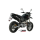 MIVV-2 SLIP-ON - GP - Edelstahl Schwarz mit Carbon Endkappe für HONDA - FMX 650 BJ. 2005 > 2006 - H.034.LXBC