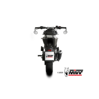 MIVV-SLIP-ON - X-M1 - Edelstahl Schwarz für HUSQVARNA - SVARTPILEN 125 BJ. 2021 > 2023 - HU.005.LC4B