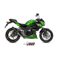 MIVV Auspuff - SLIP-ON - GP-C - Carbon mit Carbon Endkappe für KAWASAKI NINJA 300 - K.038.L2SC