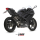 MIVV Auspuff - SLIP-ON - GP-C - Edelstahl-Schwarz mit Carbon Endkappe für KAWASAKI NINJA 300 - K.038.LXBC