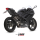 MIVV-SLIP-ON - GP - Edelstahl Schwarz mit Carbon Endkappe für KAWASAKI - Z300 BJ. 2015 > 2016 - K.038.LXBC