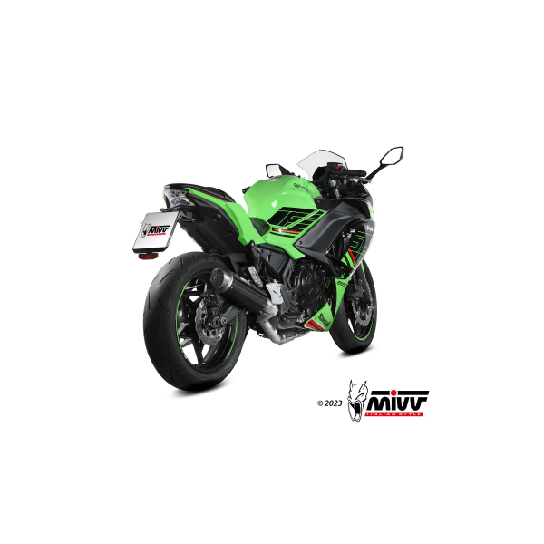 MIVV-Komplettanlage 2x1 - GPpro - Carbon für KAWASAKI - NINJA 650 BJ. 2024 > 2024 - K.058.L2P