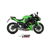 MIVV Auspuff - Komplettanlage 2x1 - DELTA RACE - Edelstahl für KAWASAKI NINJA 650 - K.057.LDRX