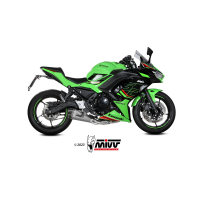 MIVV-Komplettanlage 2x1 - DELTA RACE - Edelstahl für KAWASAKI - NINJA 650 BJ. 2024 > 2024 - K.057.LDRX