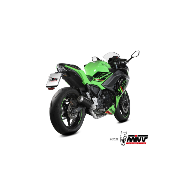 MIVV-Komplettanlage 2x1 - MK3 - Carbon für KAWASAKI - NINJA 650 BJ. 2024 > 2024 - K.058.SM3C