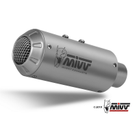 MIVV Auspuff - SLIP-ON - MK3 - Edelstahl für KAWASAKI Z900 A2 (35 KW / 70 KW) - K.045.LM3X