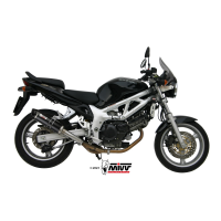 MIVV-SLIP-ON - GP - Carbon mit Carbon Endkappe für SUZUKI - SV 650 BJ. 1999 > 2002 - S.004.L2SC