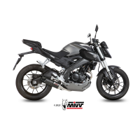 MIVV-Komplettanlage 1x1 - GP - Carbon mit Carbon Endkappe für YAMAHA - MT-125 BJ. 2015 > 2019 - Y.047.L2SC