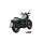 MIVV-SLIP-ON - HR-1 - Edelstahl Schwarz mit Carbon Endkappe für HONDA - CMX 500 REBEL BJ. 2022 > 2024 - H.091.LH1BC