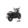 MIVV-SLIP-ON - HR-1 - Edelstahl Schwarz mit Carbon Endkappe für HONDA - CMX 500 REBEL BJ. 2022 > 2024 - H.091.LH1BG