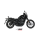 MIVV Auspuff - SLIP-ON - HR-1 - Edelstahl-Schwarz mit Carbon Endkappe für HONDA CMX 1100 REBEL - H.092.LH1BC