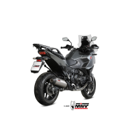 MIVV-SLIP-ON - OVAL - Titan mit Carbon Endkappe für HONDA - NT 1100 BJ. 2022 > 2024 - H.089.LNC